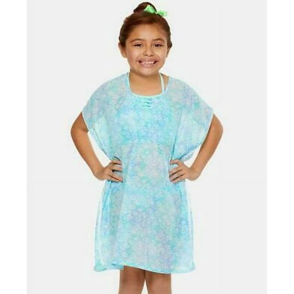 nwt swimwear pompom coverup M beach travel summer vacation